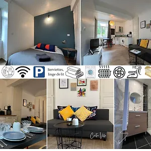 Appartement Tabi Appart ,modern Chic Vs Free Parking,wifi,draps, Thiers
